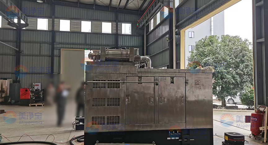 成都某企業(yè)發(fā)電機(jī)組黑煙治理